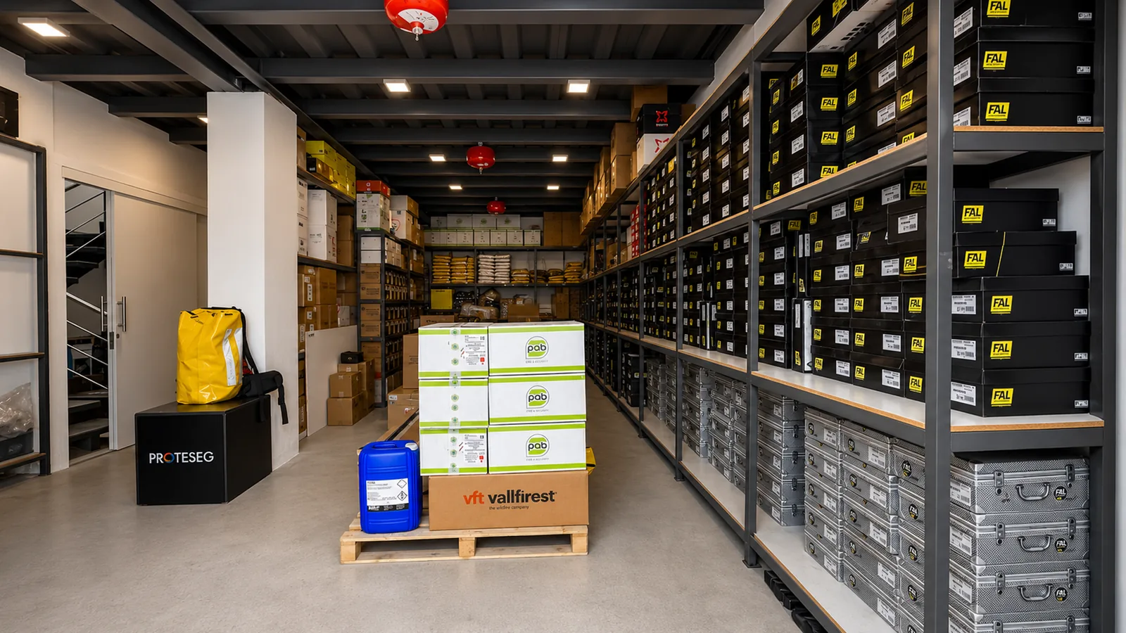 Bodega de Proteseg Seguridad con amplio stock 1